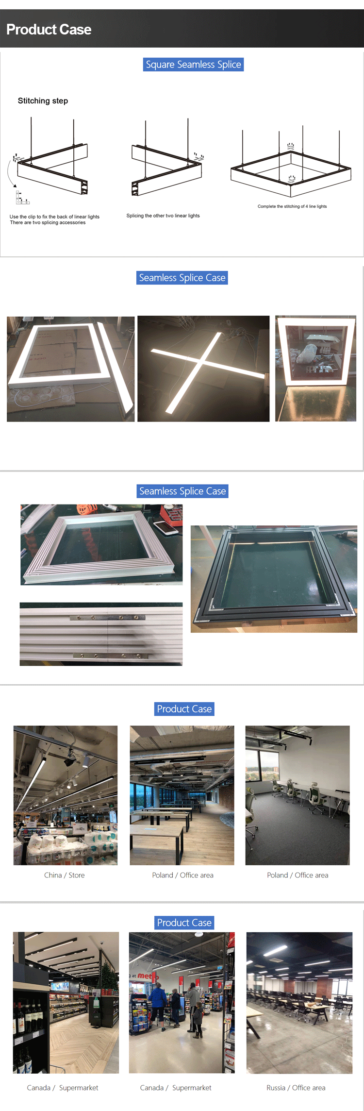 High quality aluminum 20W 40W LED linear light 1.2m 1.8m - News - 3